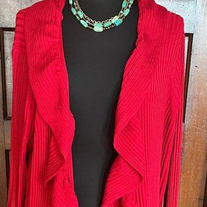 Chicos  Long Cardigan sz 3